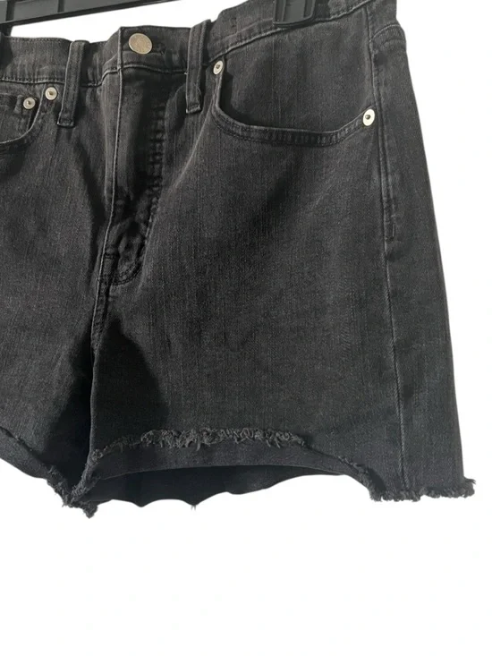 Madewell High Rise Denim Black Shorts Size 27 - Picture 4 of 12